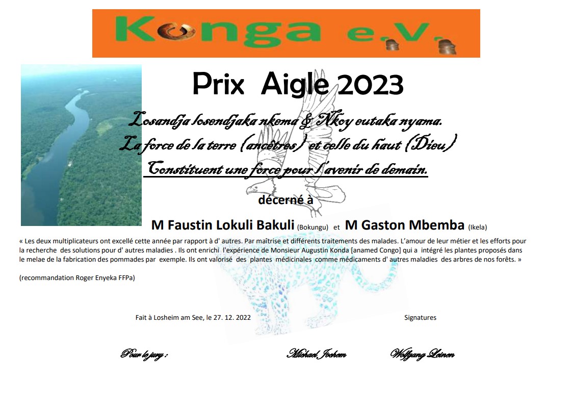 Certificat Prix Aigle 2023